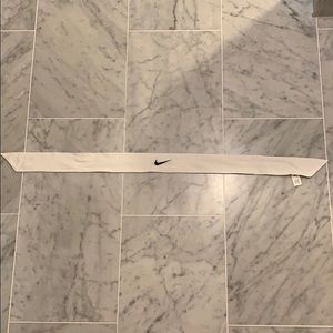 White Nike Tie Headband